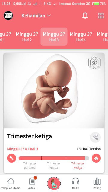 belum ada tanda tanda