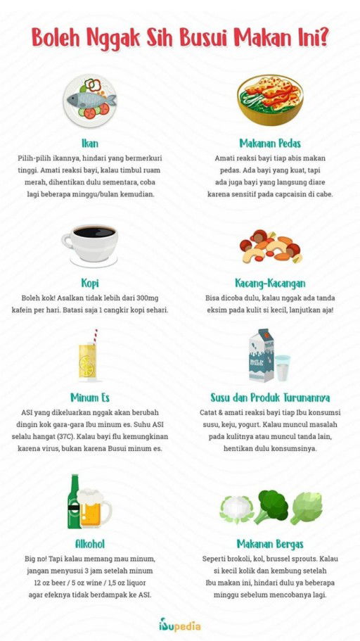 Boleh Gak Sih Busui Makan Ini?