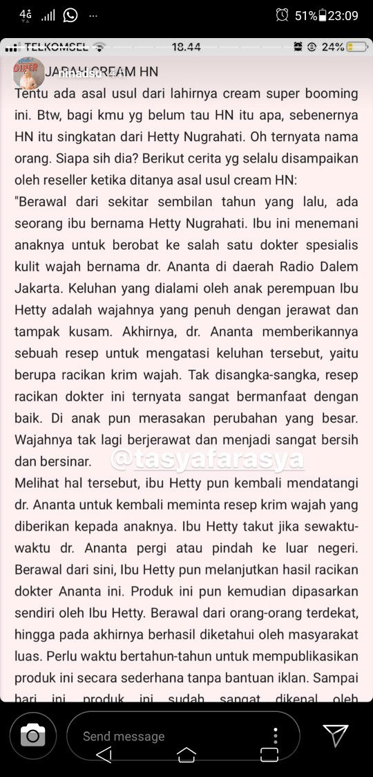 CREAMCREAM MUKA BERBAHAYA