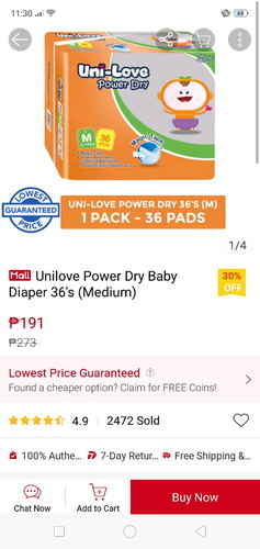 Uni love diaper