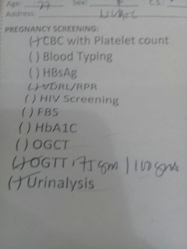Lab test