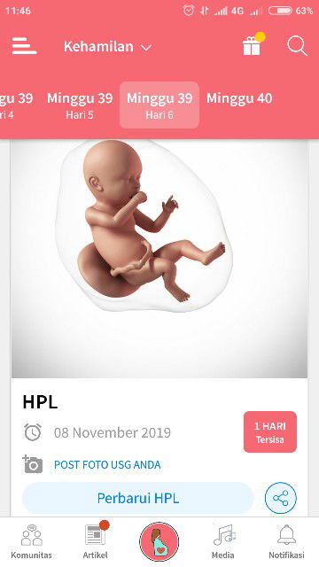 baby msh betah di perut