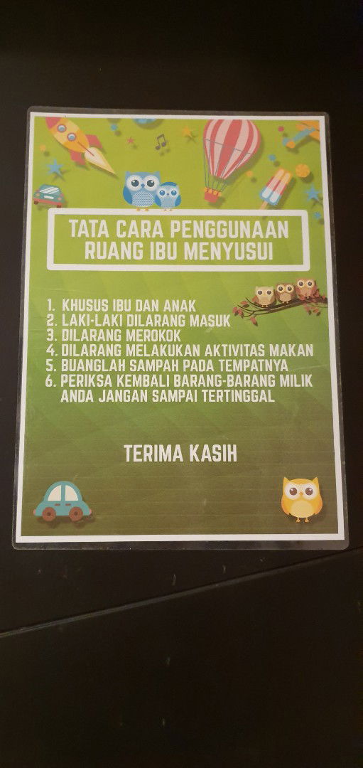 bapak2 masuk ruang menyusui