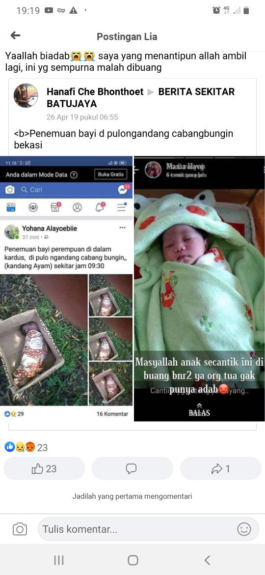 Bayi dibuang