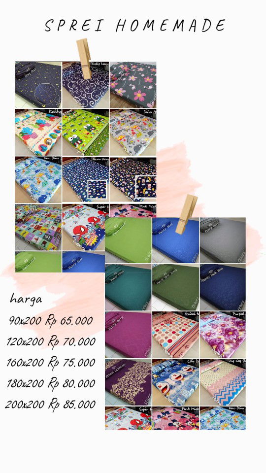JUAL SPREI HOMEMADE