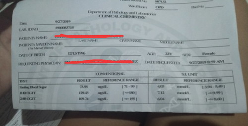 OGTT RESULT