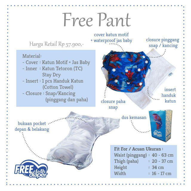 Popok clodi bayar ditempat