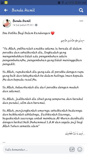 doa untuk ibu hamil