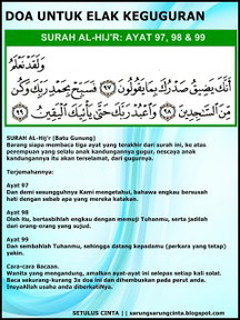 Doa Elak Keguguran. Insyaallah...