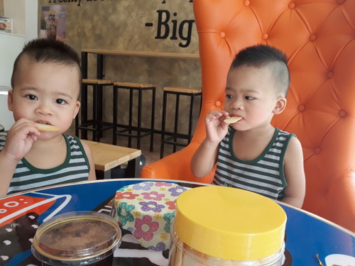 Can you share photos of your twins?