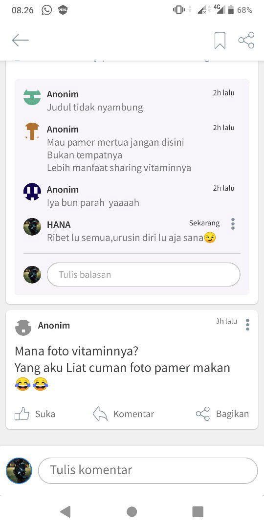 kurang kerjaan yg hidpnya usurin org!!