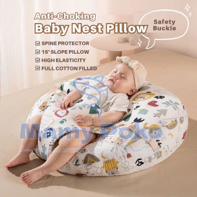 Momshies, safe po bang pag pinapadede namin si LO e nasa anti-spitting milk pillow lang sya? FTM.