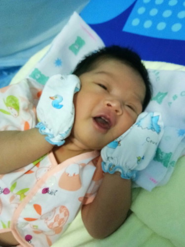 น้องโอปอล์(ลูกแม่โอ๋ พ่อเป้า)มาแล้วค่ะ