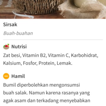 buah sirsak/jus sirsak utk hamil 7bulan