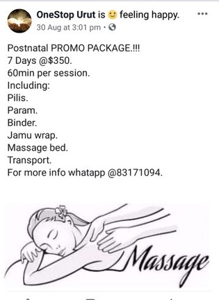 Pre/post Natal Massage