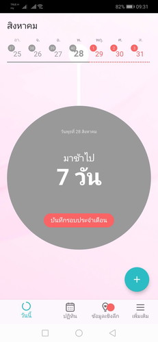 ปจด. ขาดไป 7 วัน