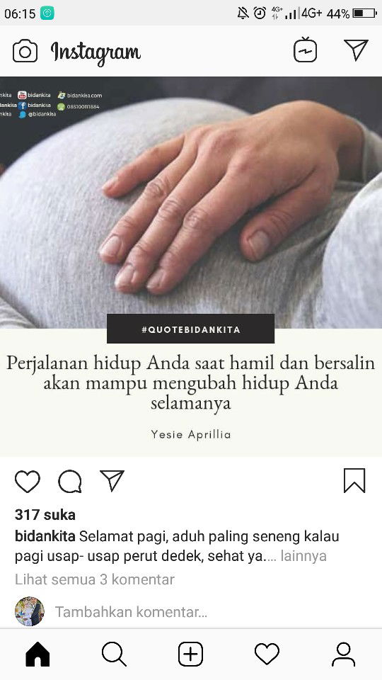 perjalanan hidup selama hamil