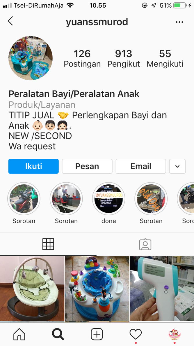 Hati2 sama akun olshop ini