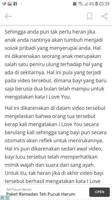 agar baby tidak speech delay / telat bicara bun?