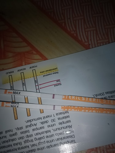Tadi pagi saya tespeck yg satu samar²gk kelihatan di kamera tapi klo liat langsung ada garis smr nya