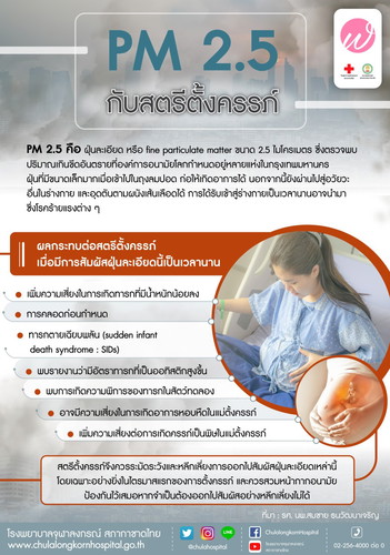 ฝุ่น PM 2.5 กับ อันตรายต่อคนท้อง