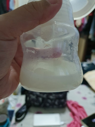 susu berbuih dan cair