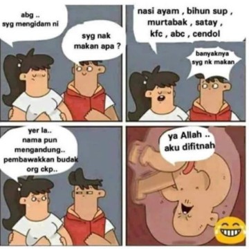 ape yang di ngidamkan sebenarnye..