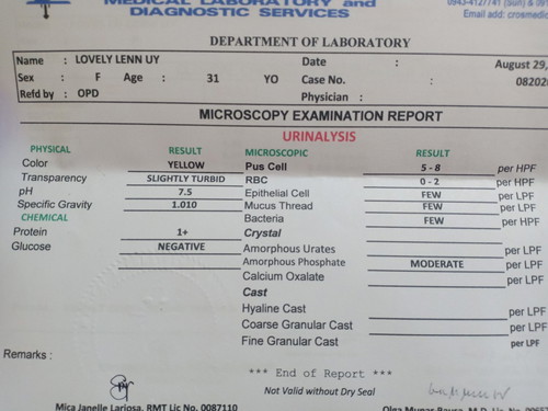 lab result