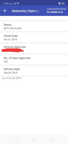 SSS MATERNITY CLAIM INFO