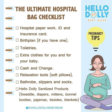 Hospital bag checklist