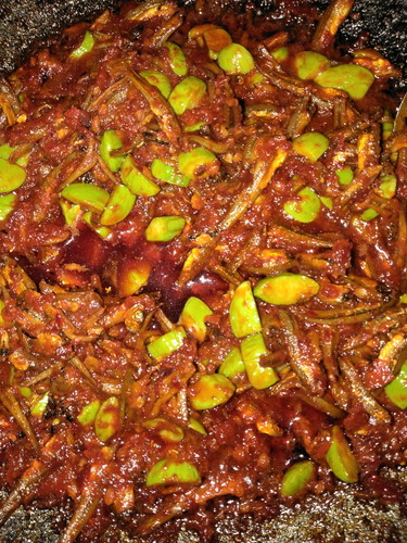 10 week makan sambal teri petai