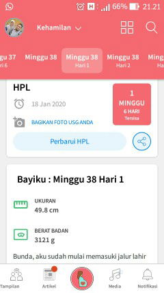 udah 38w1d belum ada tanda2 lahiran