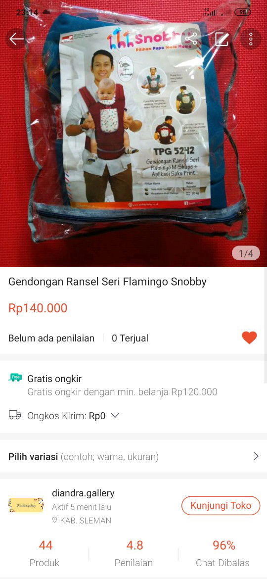Jual perlengkapan bayi