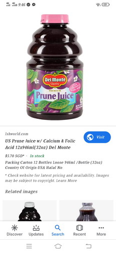 prune juice
