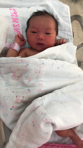 น้องณิริน มาแล้วจร้า หลังจากมีมูกเลือดออกมา
