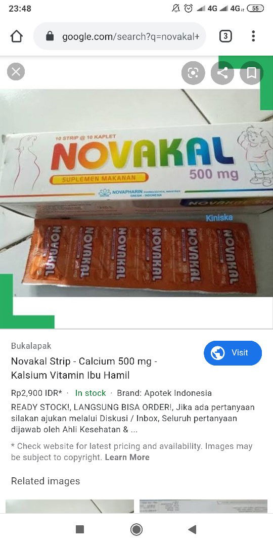 vitamin kalsium novakal