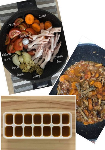 Resepi Chicken Feet Stock