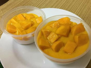 Resepi bubur sum sum mangga
