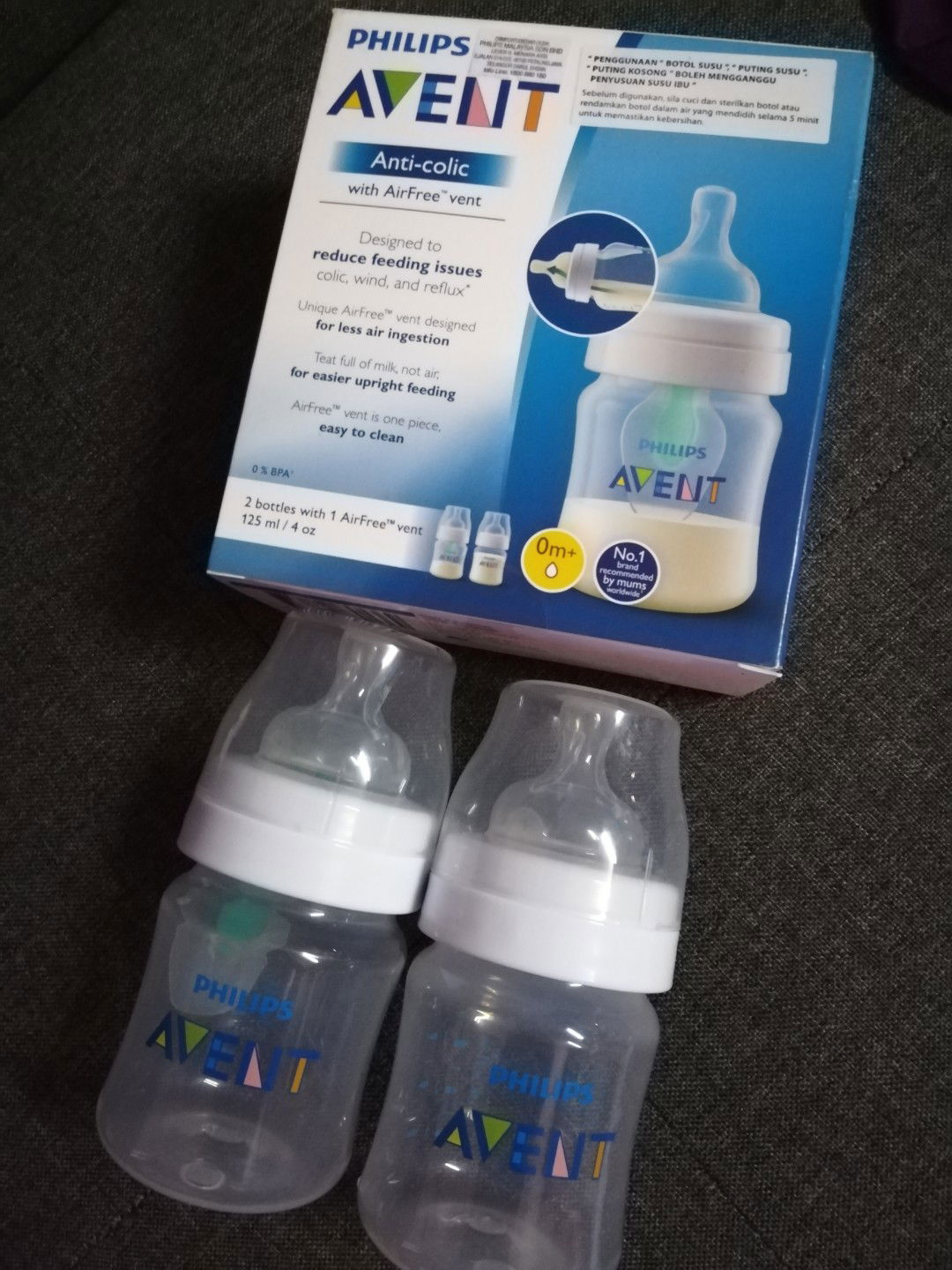 Let go botol susu philips avent anti colic RM12.00