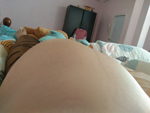 ท้องเเข็งงหรือลูกโก่งตัว