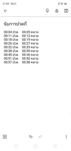 อันนี้คือเจ็บท้องเตือนใช่มั้ยค่ะ