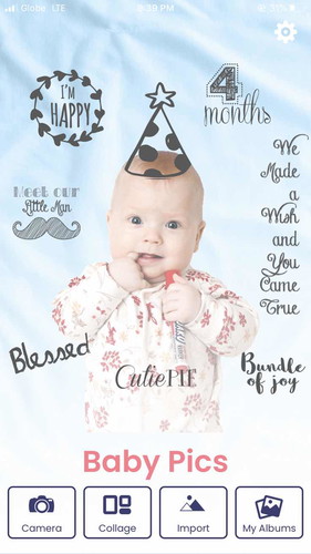 Baby Milestone Photo Editor