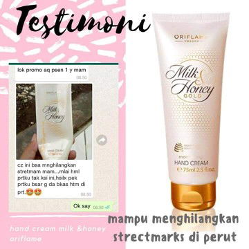milk & honey hand crem