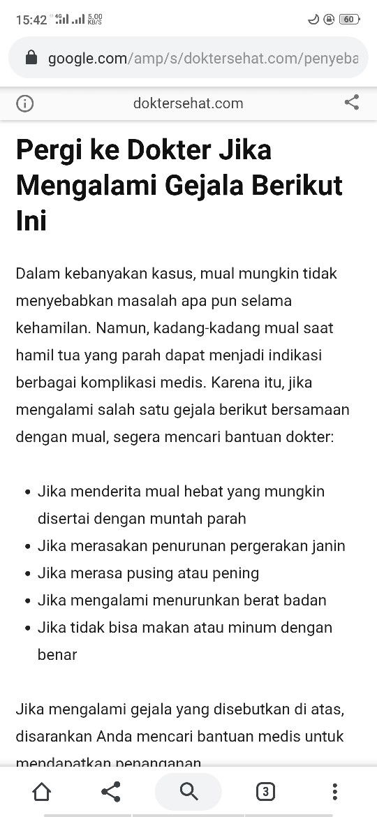 mual muntah parah TM3