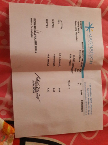 OGTT Test Result