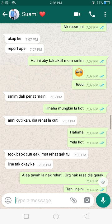 baby pun ada cuti keee?