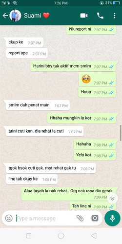 baby pun ada cuti keee?