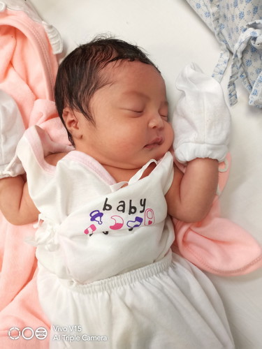 exited si baby lumabas e ?