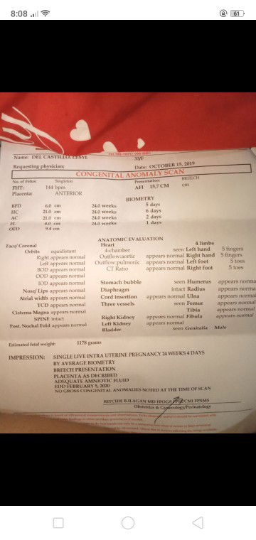 cas result.thanks god its baby boy!