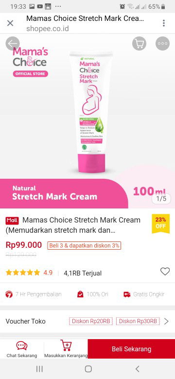 Penghilang stretch mark